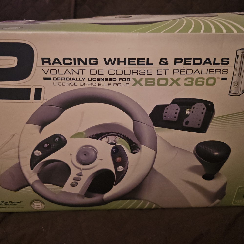New 📦In The Box Xbox Racing Wheel And Pedals - Picture 2 of 10
